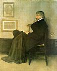Famous Thomas Paintings - Arrangement in Gray and Black No.2 Portrait of Thomas Carlyle